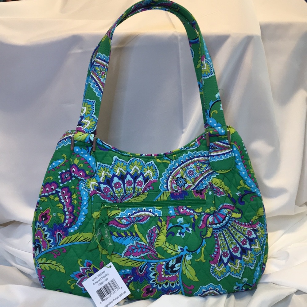 Vera Bradley Emily  Satchel NWT